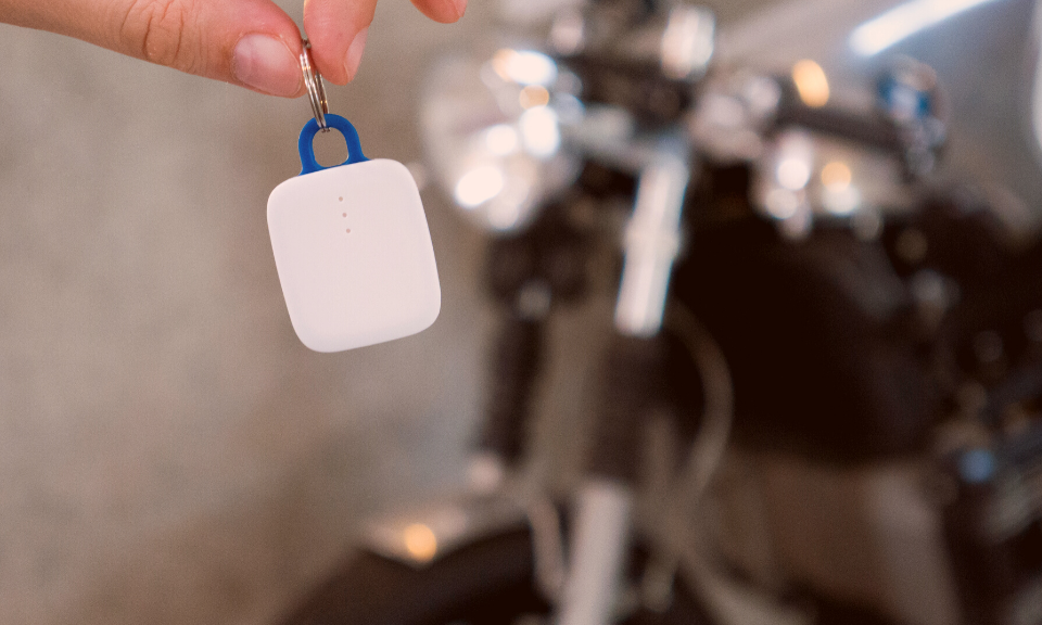 motocykl zabezpieczony przed kradzieżą lokalizatorem notiOne